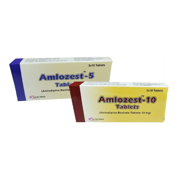 Amlozest Amlodipine 5 mg & 10 mg Tablets