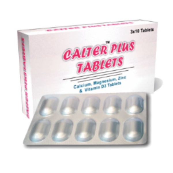 Calter Plus Tablets Calcium+Mg+Zinc+D3 Tablets