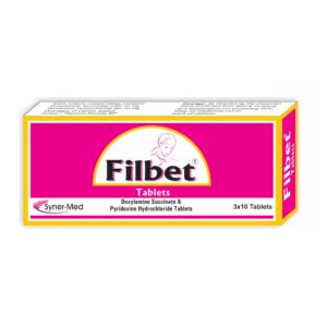 Filbet Tablets Doxylamine Succinate 10 mg + Pyridoxine Hydrochloride 10 mg