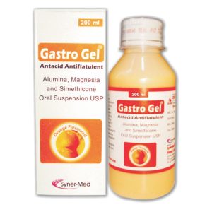 Gastro gel Dried Aluminium Hydroxide 225 mg+Magnesium Hydroxide 200 mg+Simethicone 50 mg Suspension