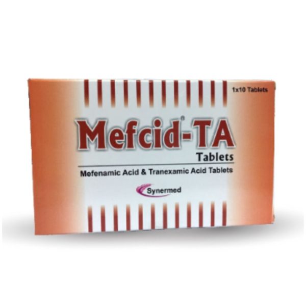 Mefcid TA Tablets Mefenamic Acid 250 mg +Tranexamic Acid 500 mg