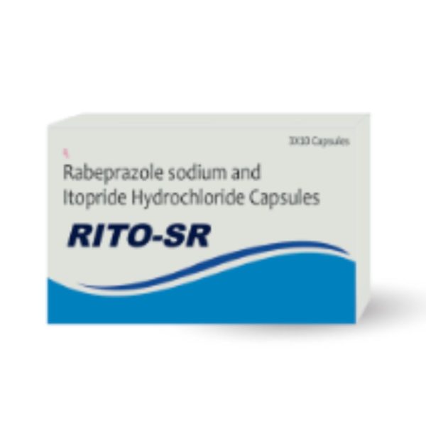 Rito SR Capsules Rabeprazole 20 mg enteric coated & Itopride 150 mg sustained release Capsules