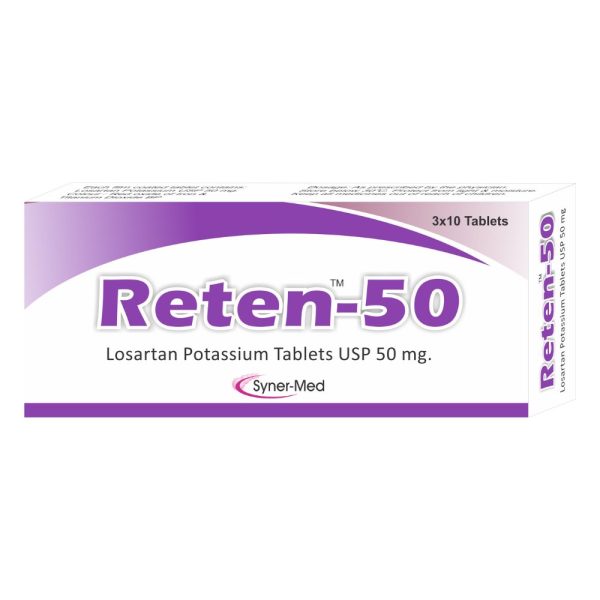 Reten 50 Tablets Losartan 50 mg