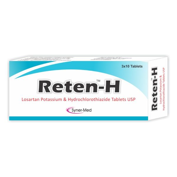 Reten H tablets Losartan 50 mg + Hydrochlorothiazide 12.5 mg