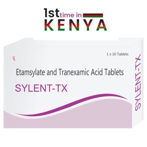 Sylent TX Tablets Ethamsylate 250 mg + Tranexamic Acid 250 mg