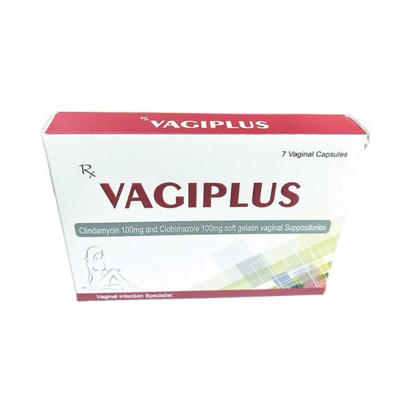 Vagiplus Clindamycin 100 mg+Clotrimazole 100 mg Vaginal Suppositories.