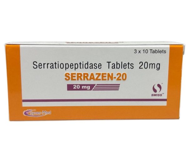 Serrazen 20 mg tablets
